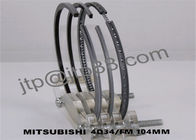 Mitsubishi 4D34 Piston Ring Kits 104mm DIA Đối với Mitsubishi OEM ME - 997237