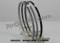 ISUZU 6HH1 Piston Ring Sets Đối với công nghiệp bộ phận động cơ Dia 115mm OEM 8-94390-799-0