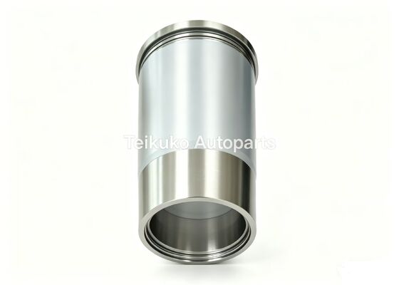 Silver Cylinder Liner Sleeve tương thích thay thế động cơ excavator linh kiện hạng nặng bền