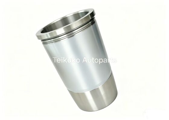 Silver Cylinder Liner Sleeve tương thích thay thế động cơ excavator linh kiện hạng nặng bền